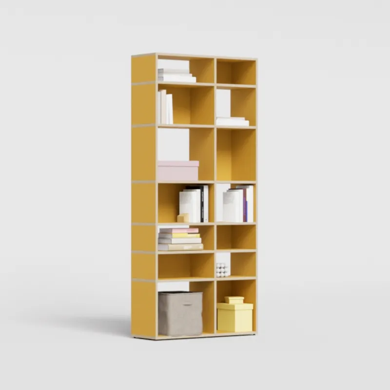 Bookcase in Yellow