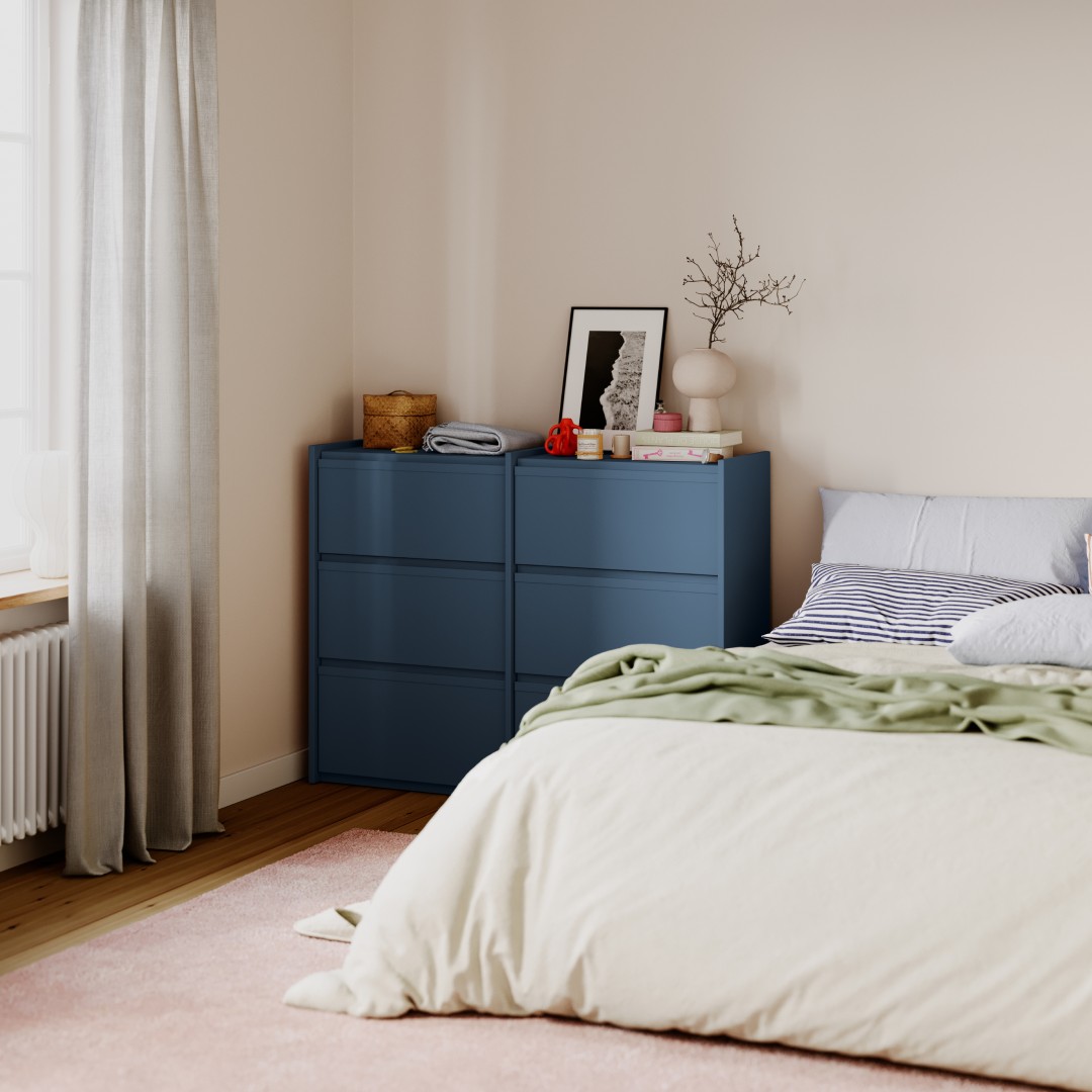 Chest Of Drawers in Dusk Blue