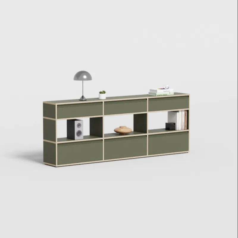 Chest Of Drawers in Moss Green