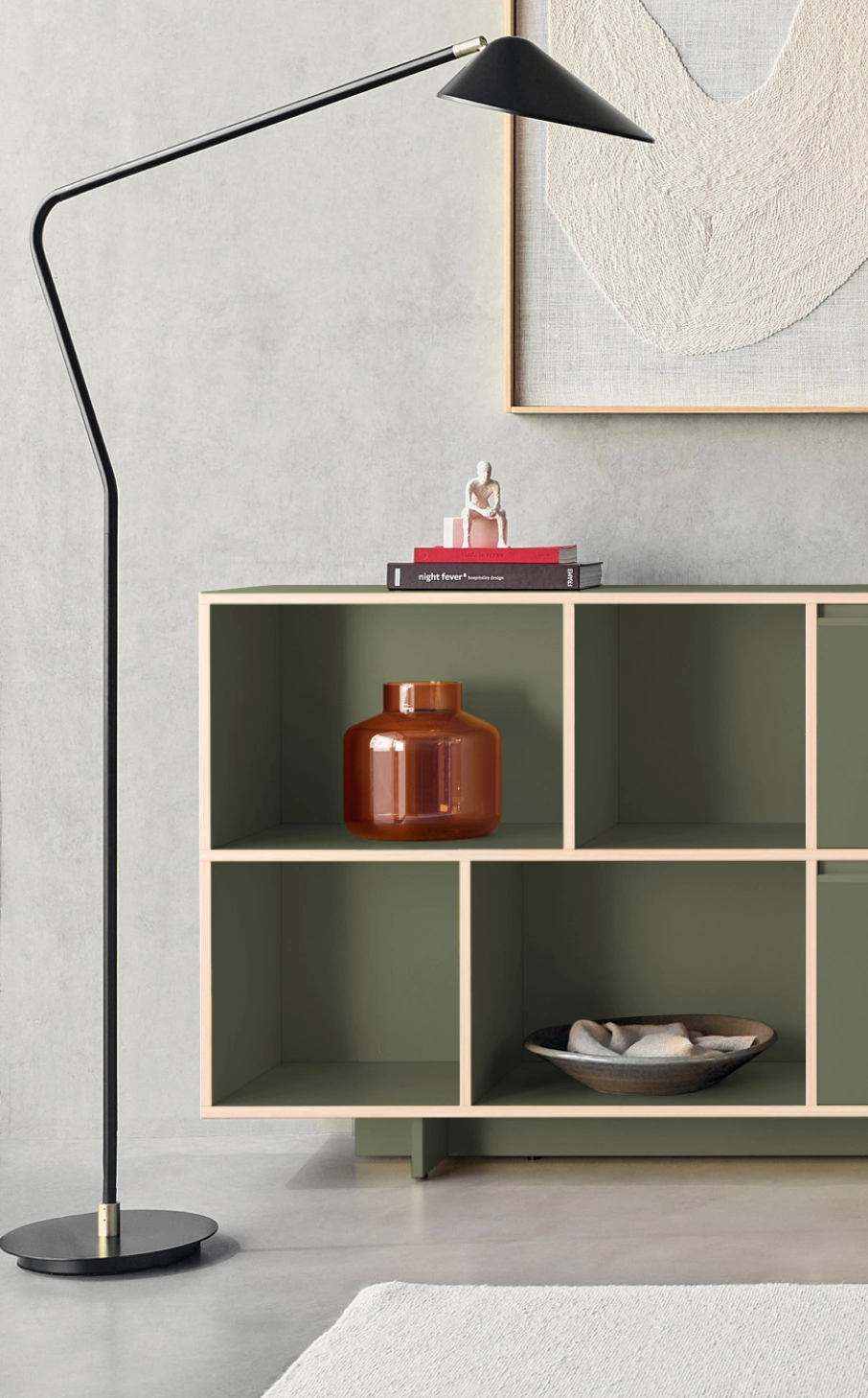 A sideboard in classic plywood