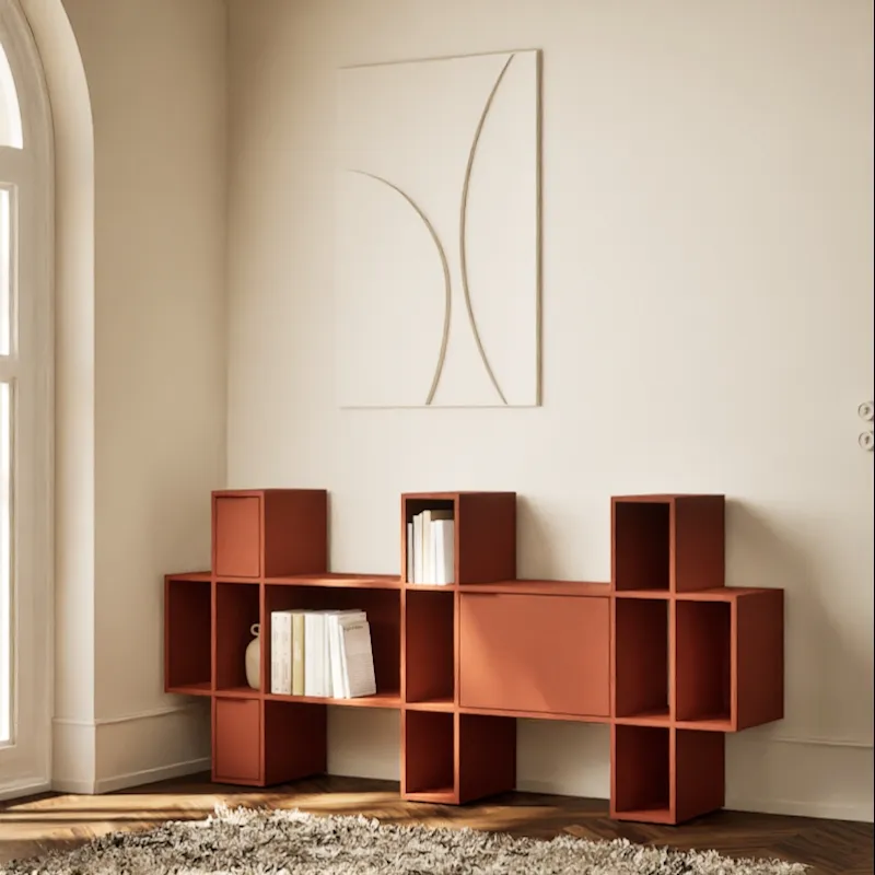 Sideboard in Terracota with Doors