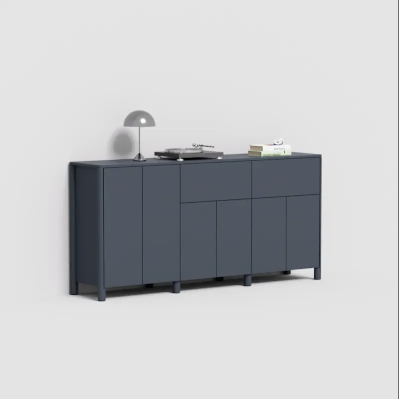 Sideboard in Graphite with External Drawers