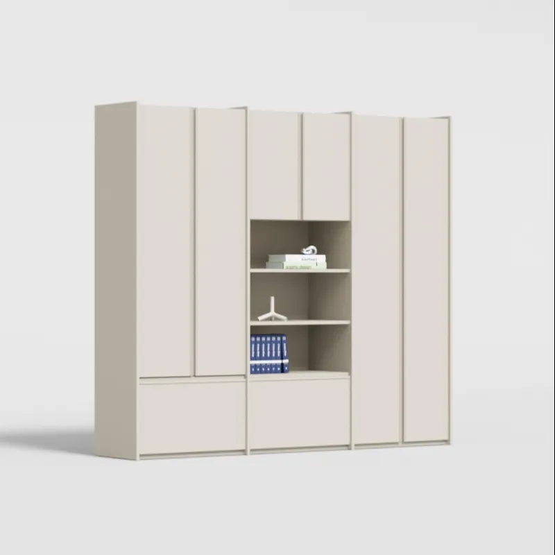 Wall Storage in Sand with External Drawers