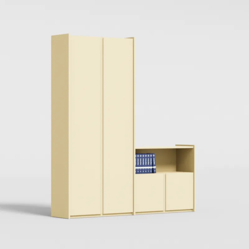 Wall Storage in Butter Yellow
