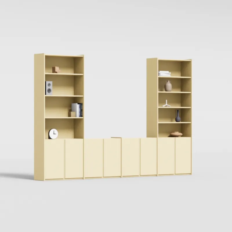 Wall Storage in Butter Yellow